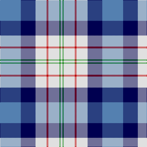 B/68 DB48 LN36 R6 LN36 G4 LN/6 tartan Tartan detail