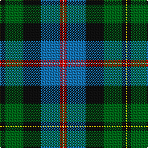 Y/2 K6 G30 K28 B32 R4 W/2 tartan Tartan detail