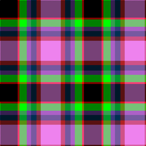 K/58 R6 G24 B14 DB18 Ra14 LP/66 tartan Tartan detail