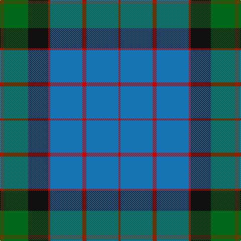 R/4 B64 R8 B64 R4 K40 G48 T/8 tartan Tartan detail