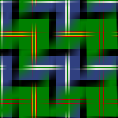 G/4 LN8 B38 K28 G50 R4 Y2 G/10 tartan Tartan detail