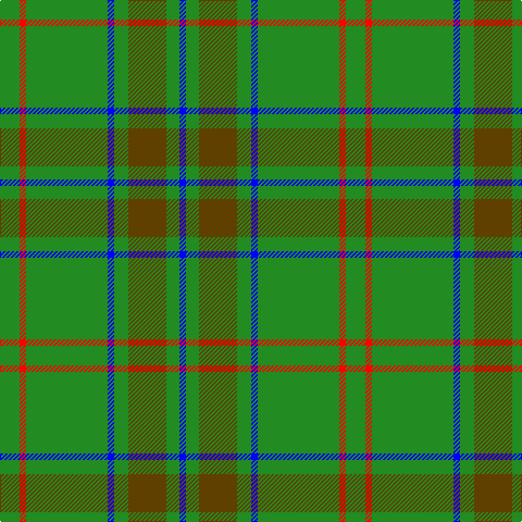B/6 G12 T35 G13 B6 G75 R6 G/18 tartan Tartan detail
