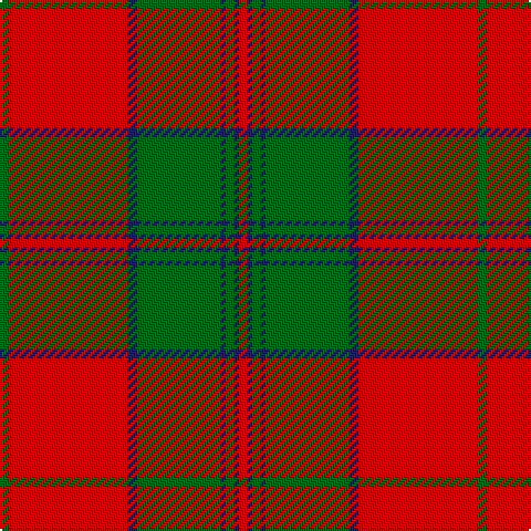 G/4 R54 DB4 G38 DB2 G4 DB2 R/4 tartan Tartan detail