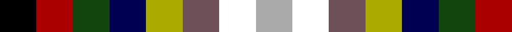 Rainbow example sett