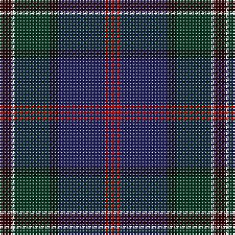 DR/8 W2 DG24 K6 DB32 R2 DB2 R/2 tartan Tartan detail