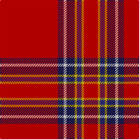 R/100 DBa10 LN5 DBa14 Y4 DB8 Y4 R/24 tartan Tartan detail