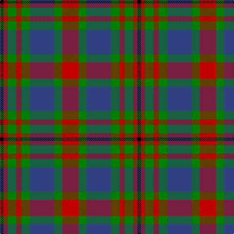 K/7 R9 G17 R11 G17 B50 G17 R/33 tartan Tartan detail