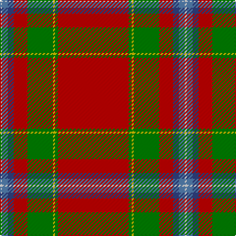 LN/2 Ba6 B6 R14 G26 Y2 G3 R/72 tartan Tartan detail