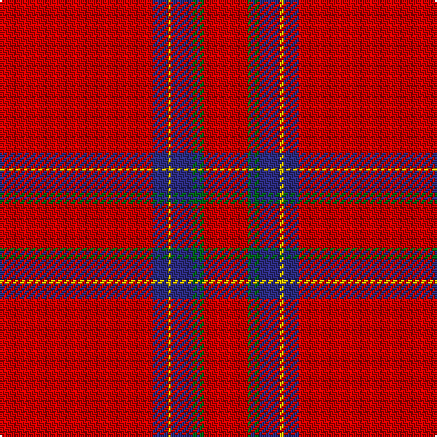 R/84 DB8 Y2 DB12 G2 DB2 G2 R/24 tartan Tartan detail