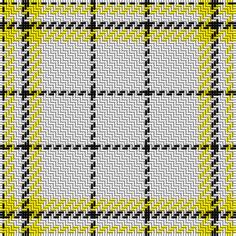 K/2 Y4 W3 K3 Y5 W20 K2 W/20 tartan Tartan detail