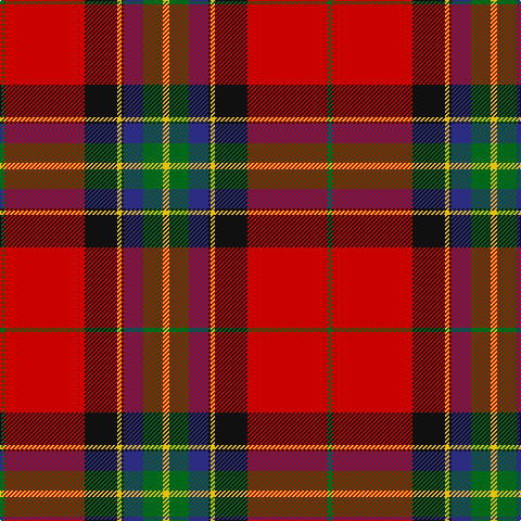G/4 R74 K30 Y4 K2 DB18 G18 Y/6 tartan Tartan detail