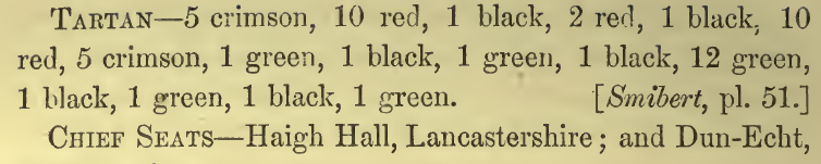 Lindsay Earl of Crawford: the source's printed listing, scanned