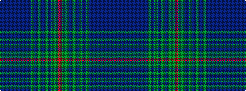 idealised woven sample of pattern BBBBBBBBBGBGBGBGGR