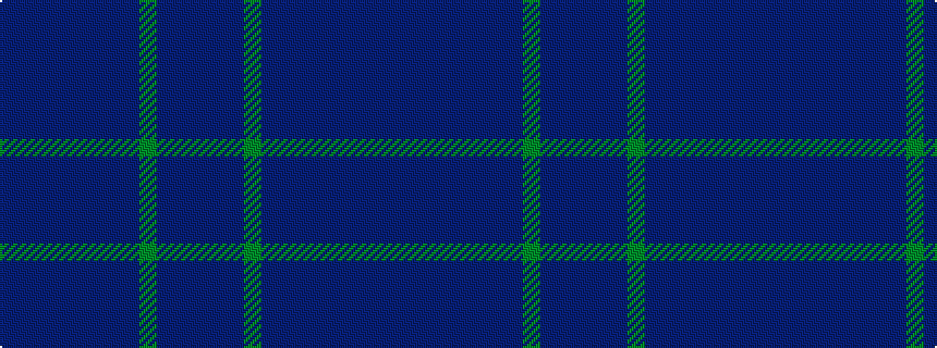 idealised woven sample of pattern BBBBBBBBGBBB