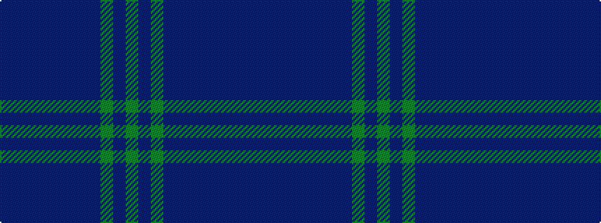 idealised woven sample of pattern BBBBBBBBGBG