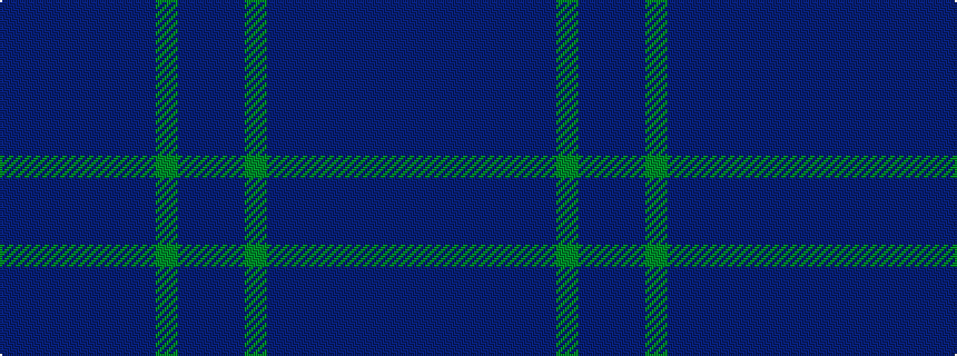 idealised woven sample of pattern BBBBBBBGBB