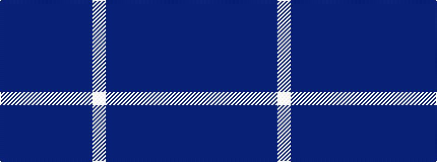 idealised woven sample of pattern BBBBBBBW