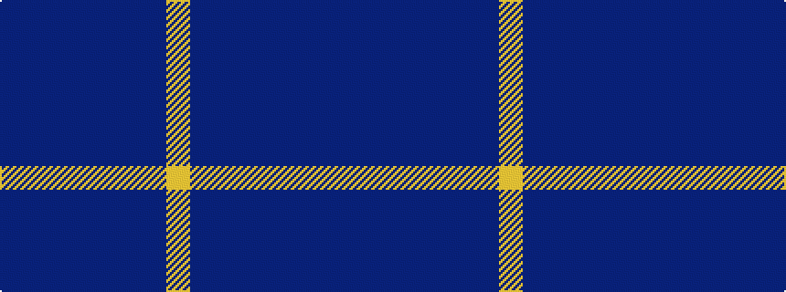 idealised woven sample of pattern BBBBBBBY