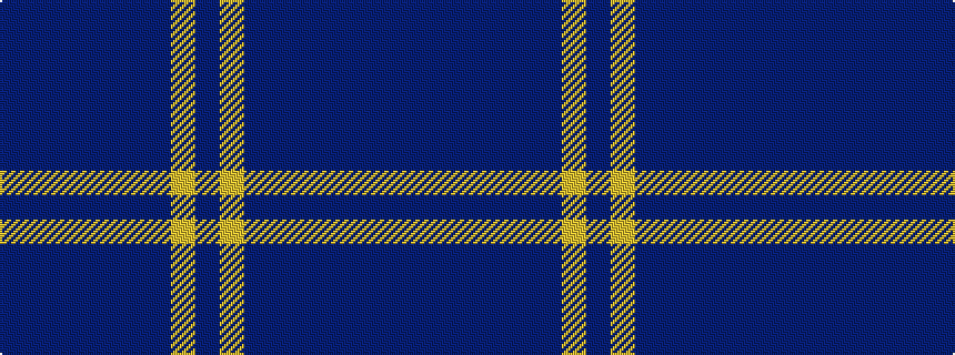 idealised woven sample of pattern BBBBBBBYB