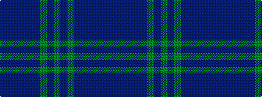 idealised woven sample of pattern BBBBBBGBG