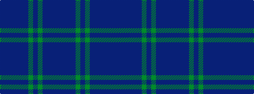 idealised woven sample of pattern BBBBBBGBGBBBB