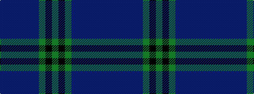idealised woven sample of pattern BBBBBBGKG