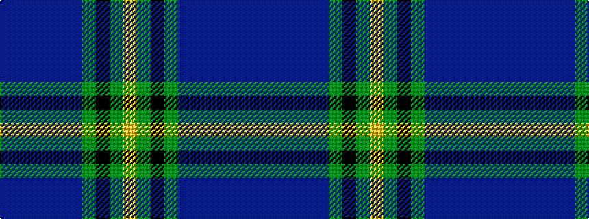 idealised woven sample of pattern BBBBBBGKGY