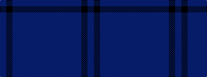 idealised woven sample of pattern BBBBBBKB