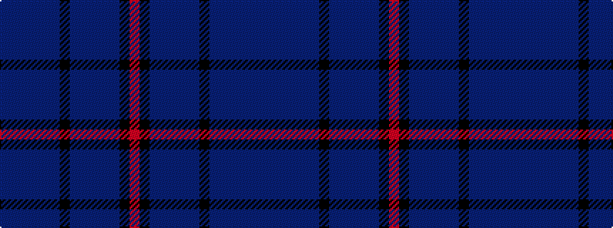 idealised woven sample of pattern BBBBBBKBBBBBKR