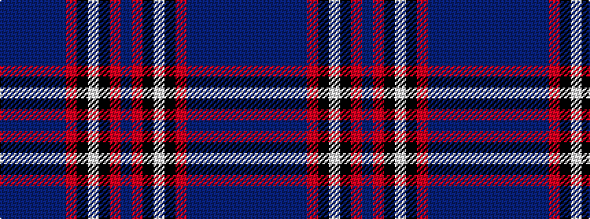 idealised woven sample of pattern BBBBBBRKWKRB