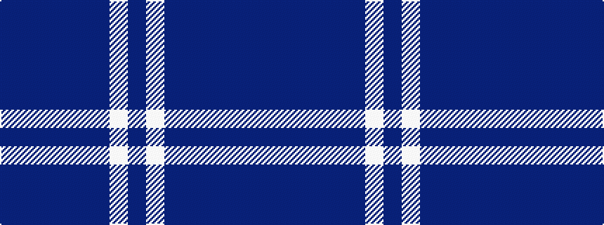 idealised woven sample of pattern BBBBBBWB
