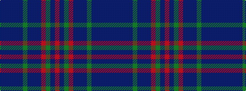 idealised woven sample of pattern BBBBBGBBBRGBR