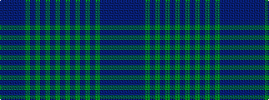 idealised woven sample of pattern BBBBBGBGBGBGB
