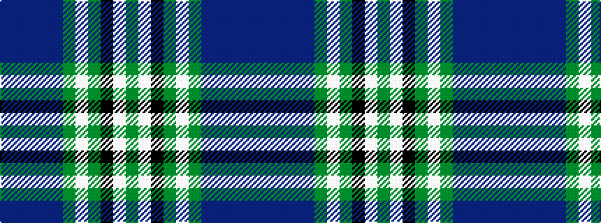 idealised woven sample of pattern BBBBBGWGKWG
