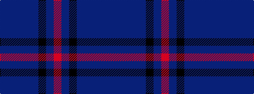 idealised woven sample of pattern BBBBBKBR