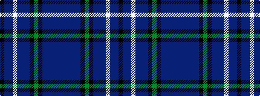idealised woven sample of pattern BBBBBKGKBBBWBBK