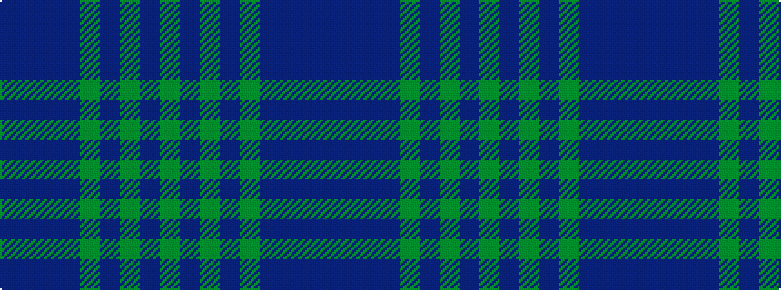 idealised woven sample of pattern BBBBGBGBG