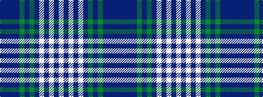 idealised woven sample of pattern BBBBGBGBWBWBW