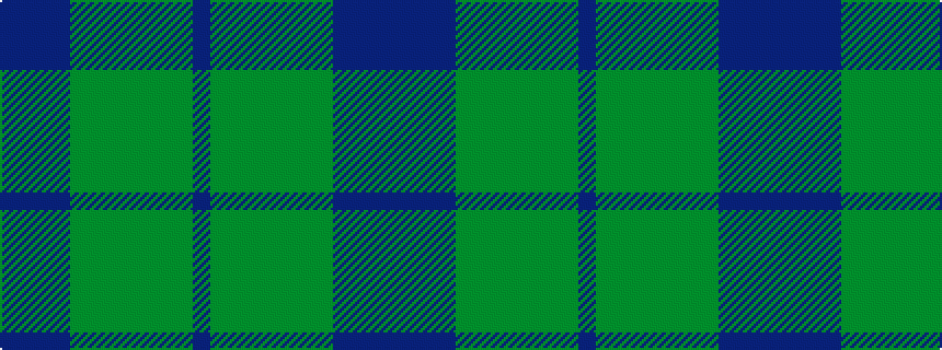 idealised woven sample of pattern BBBBGGGGGGGB