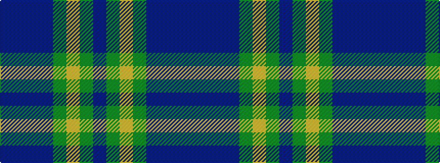 idealised woven sample of pattern BBBBGYGB
