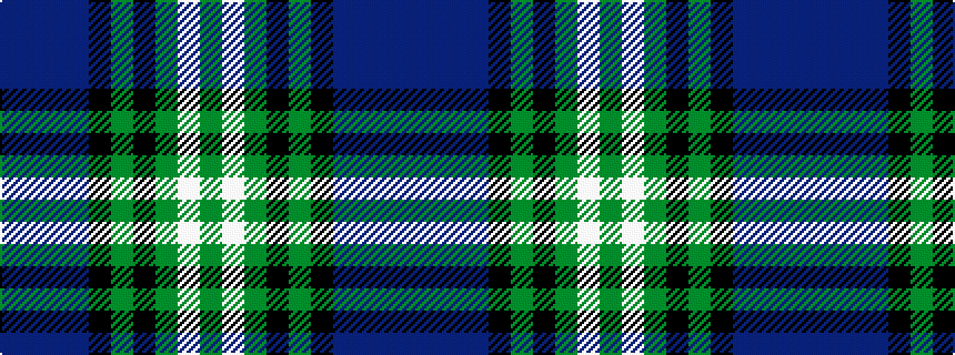idealised woven sample of pattern BBBBKGKGWG
