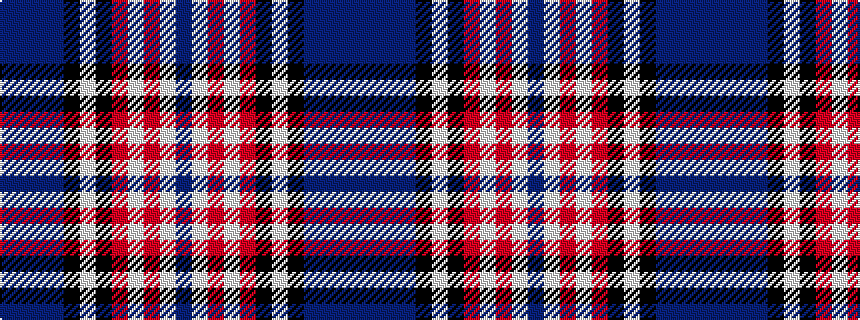 idealised woven sample of pattern BBBBKWKRWRWB