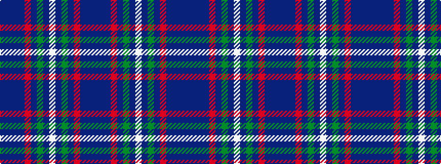 idealised woven sample of pattern BBBBRBGBWBGBRBBB