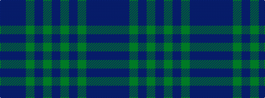 idealised woven sample of pattern BBBGBGB
