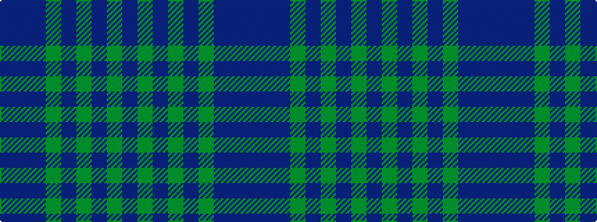 idealised woven sample of pattern BBBGBGBGB