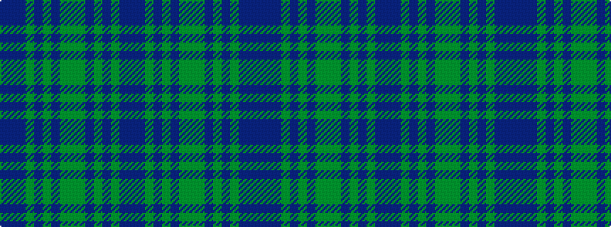 idealised woven sample of pattern BBBGBGBGGGBGBGBB