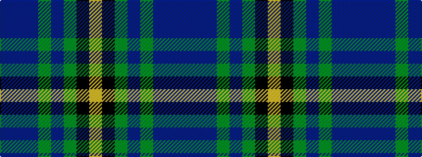 idealised woven sample of pattern BBBGBGKY