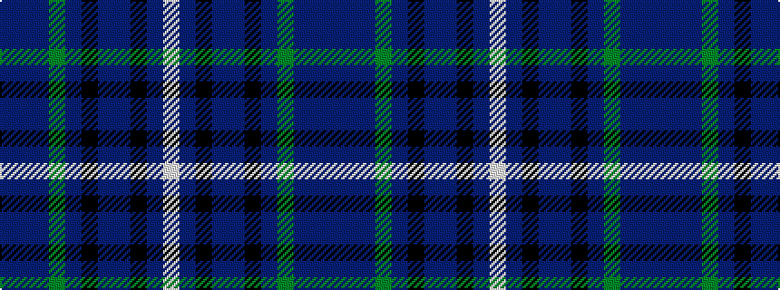 idealised woven sample of pattern BBBGBKBBKBW