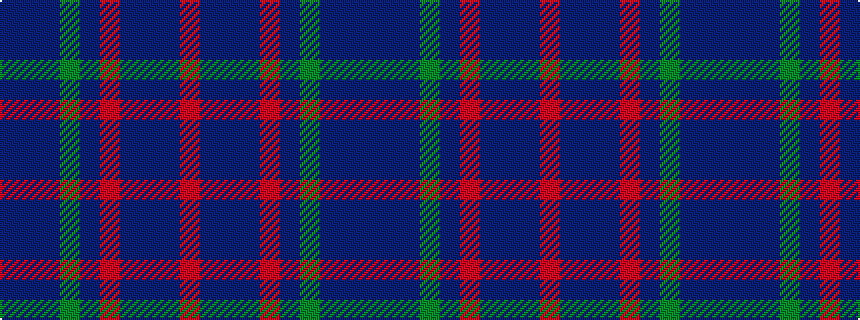 idealised woven sample of pattern BBBGBRBBBR