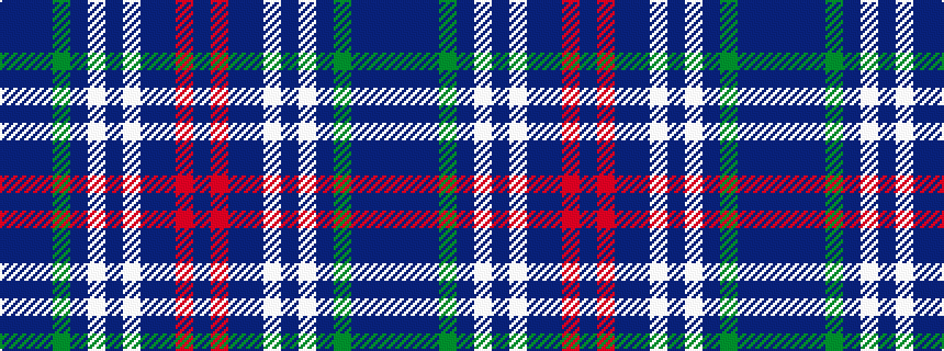 idealised woven sample of pattern BBBGBWBWBBRB